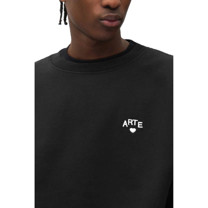 Felpe senza cappuccio Uomo Arte Antwerp - Cor Crewneck - Nero