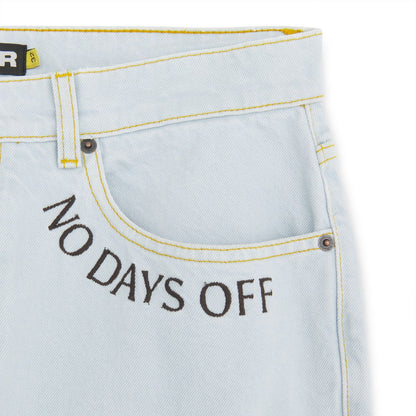 Pantaloncini Uomo Iuter - Fringed Baggy Denim Shorts - Blu