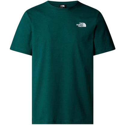 T-shirt Uomo The North Face - M S/S Redbox Tee - Verde