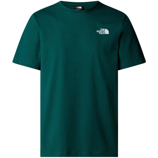 T-shirt Uomo The North Face - M S/S Redbox Tee - Verde