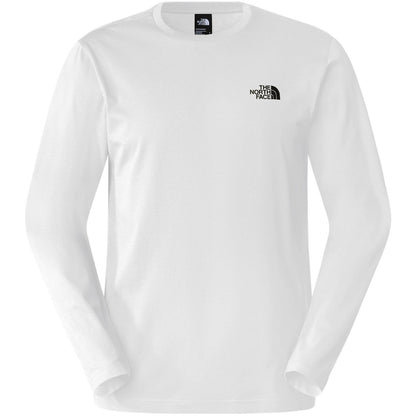 Maglie a manica lunga Uomo The North Face - M L/S Simple Dome Tee - Bianco
