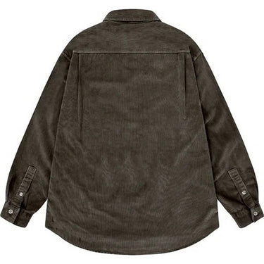 Camicie casual Uomo KAPPY DESIGN - Pigment Corduroy Shirt - Marrone