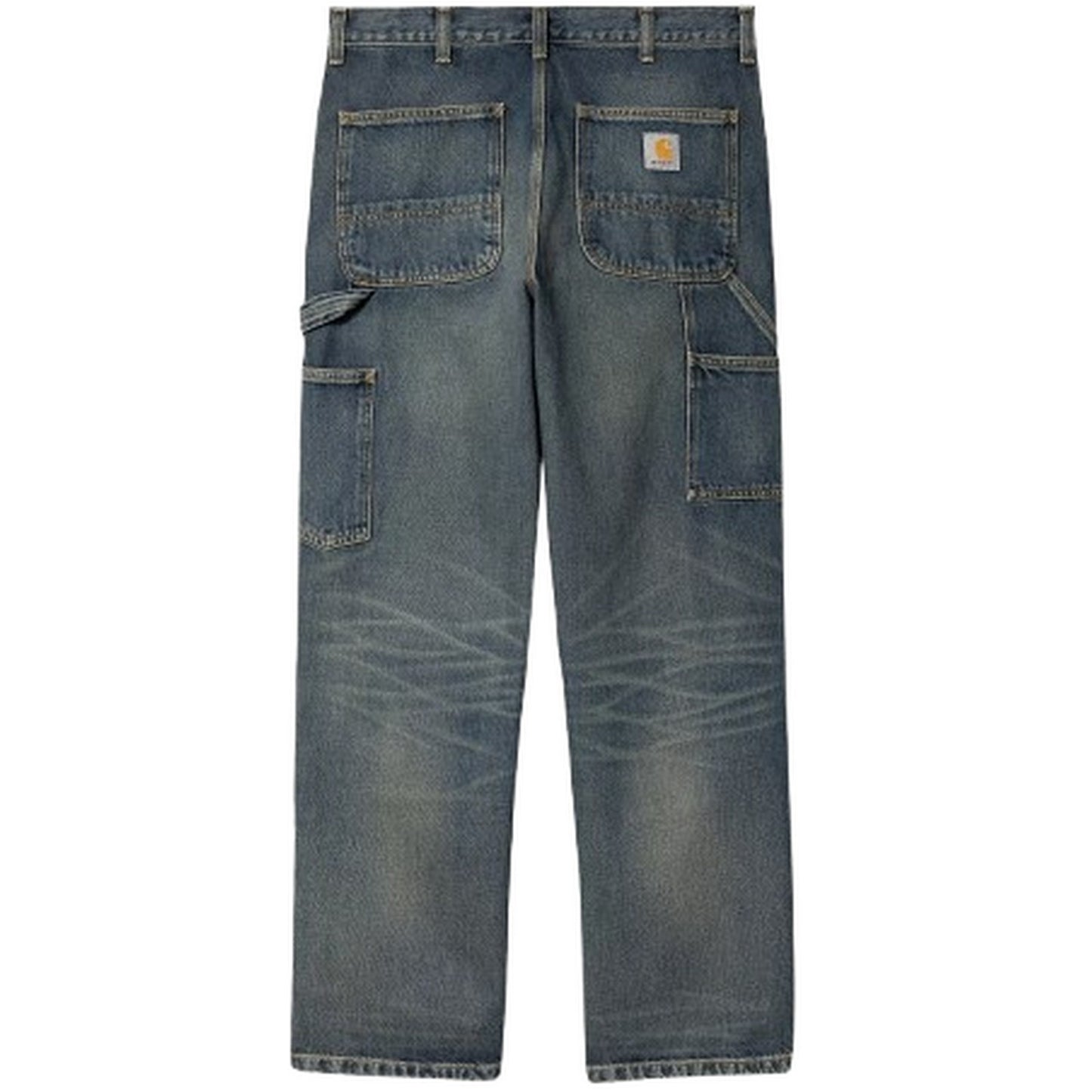 Pantaloni Uomo Carhartt Wip - Double Knee Pant - Blu