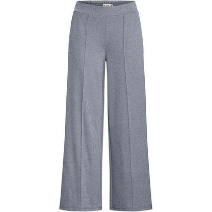 Pantaloni Donna Ichi - Ihkate Pique Pa3 - Blu