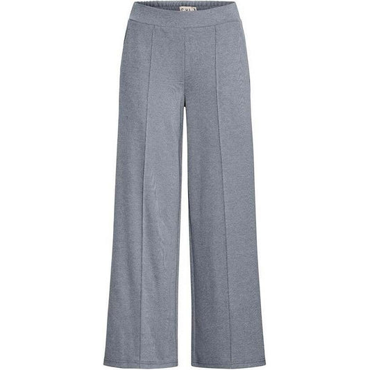 Pantaloni Donna Ichi - Ihkate Pique Pa3 - Blu