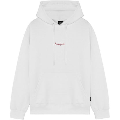 Felpe con cappuccio Uomo Propaganda - Hoodie Ribs Blossom - Bianco