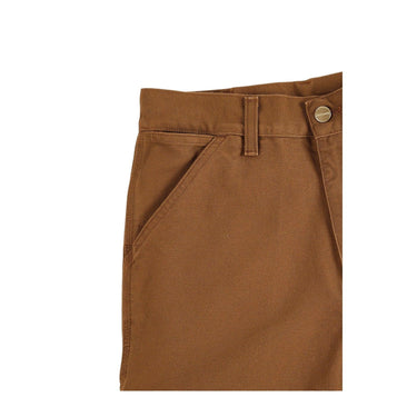 Bermudy unisex Carhartt Wip - krótkie spodenki na jedno kolano - brązowe