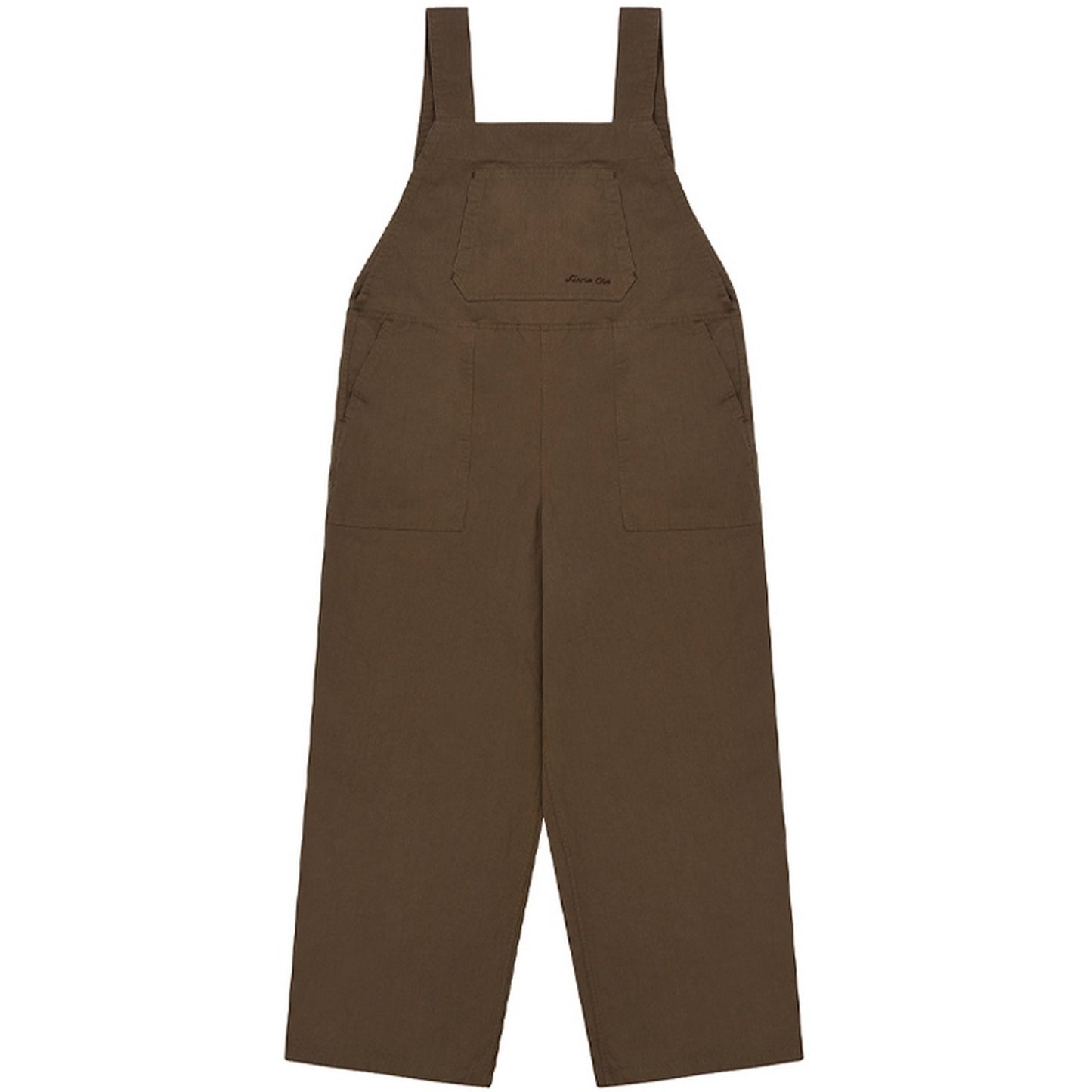 Salopette Unisex KAPPY DESIGN - "Back Button Cn Overall " - Marrone