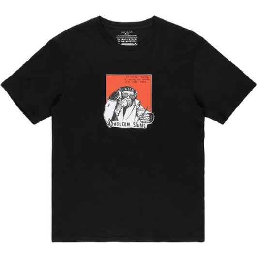 T-shirt Uomo Volcom - Chimp Bsc Sst - Nero