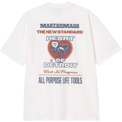 T-shirt Uomo Carhartt Wip - S/S Arcan T-Shirt - Bianco