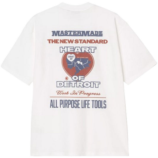 T-shirt Uomo Carhartt Wip - S/S Arcan T-Shirt - Bianco