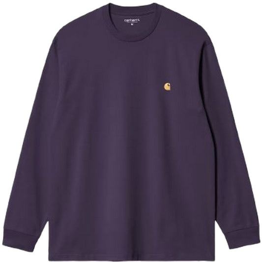 Maglie a manica lunga Uomo Carhartt Wip - L/S Chase T-Shirt - Viola