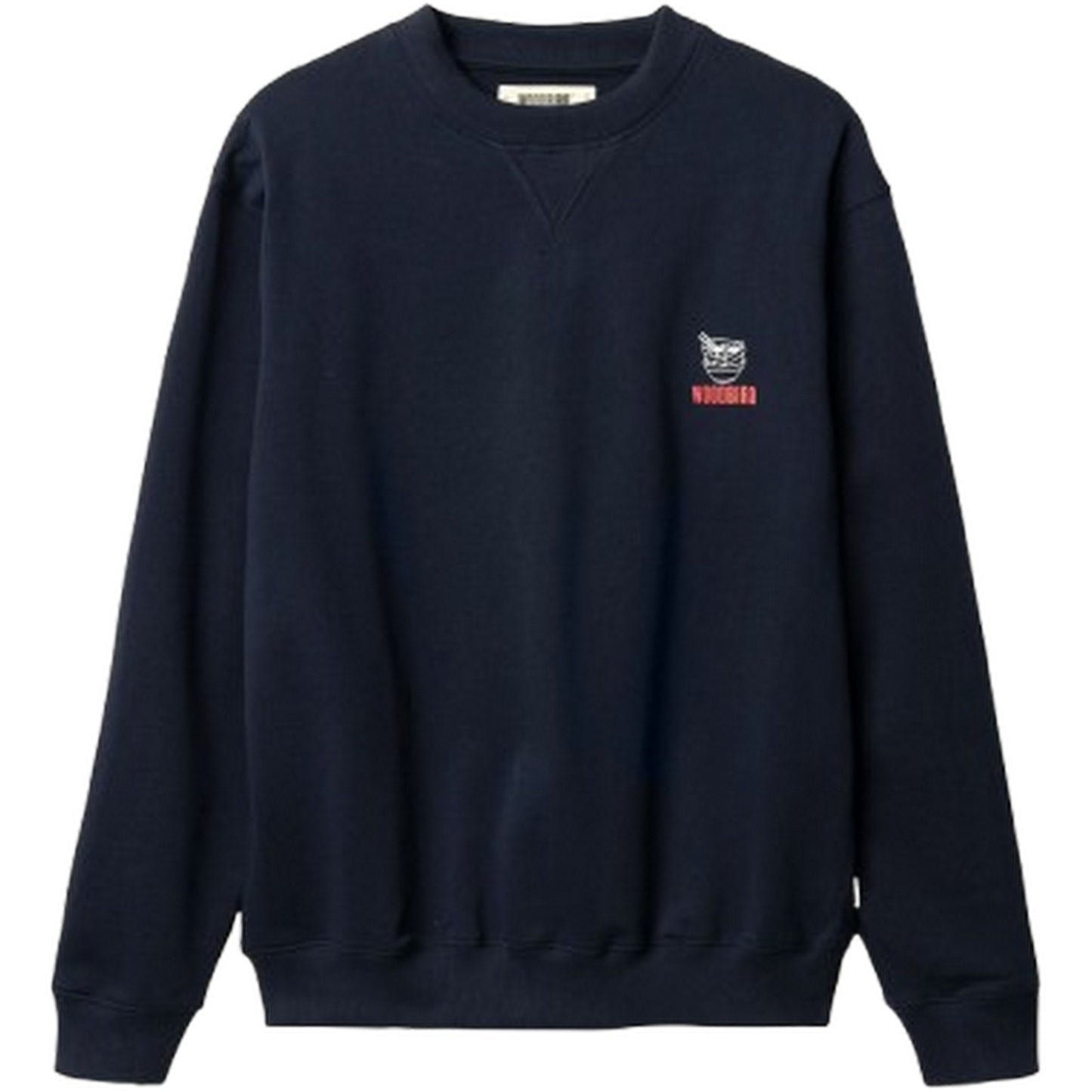 Felpe senza cappuccio Uomo Woodbird - WBCane Bowl Crew - Blu