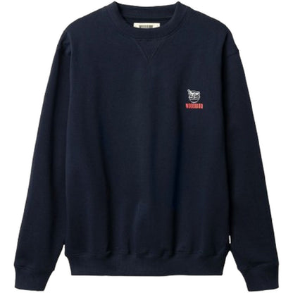 Felpe senza cappuccio Uomo Woodbird - WBCane Bowl Crew - Blu