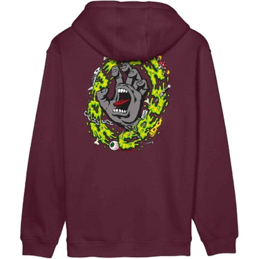 Santa Cruz Boys Hoodies - Slime Scream Hood - Red
