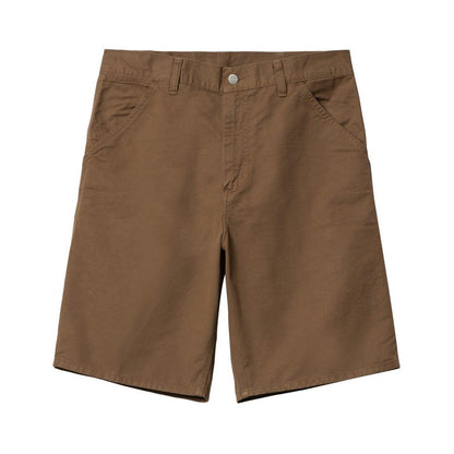 Bermuda Unisex Carhartt Wip - Single Knee Short - Marrone