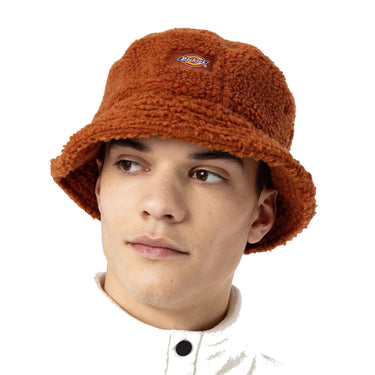 Chapeaux Bob Unisexe Dickies - Seau Chute Rouge - Bronze