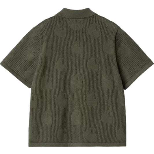 Camicie Donna Carhartt Wip - W S/S Temple Knit Shirt - Verde
