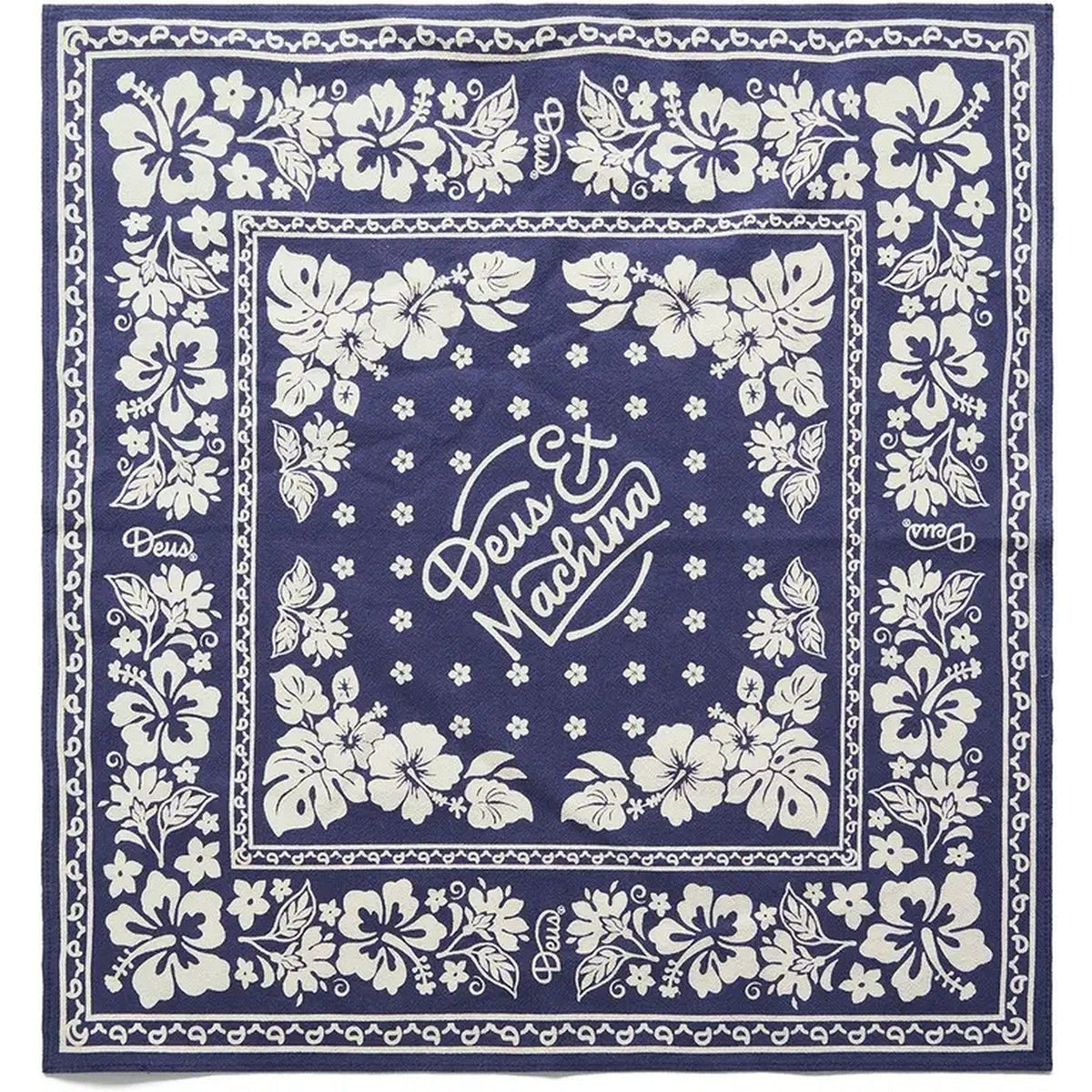Fazzoletti da collo Uomo Deus Ex Machina - Oahu Bandana - Blu