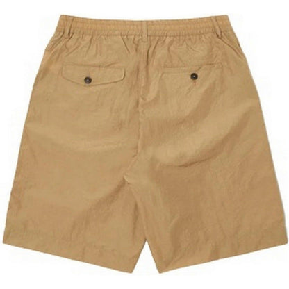 Pantaloncini Uomo Universal Works - Pleated Track Short - Beige