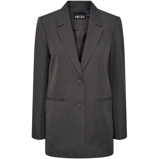 Giacche da abito e blazer Donna Pieces - Pcneva Ls Loose Blazer Noos - Grigio