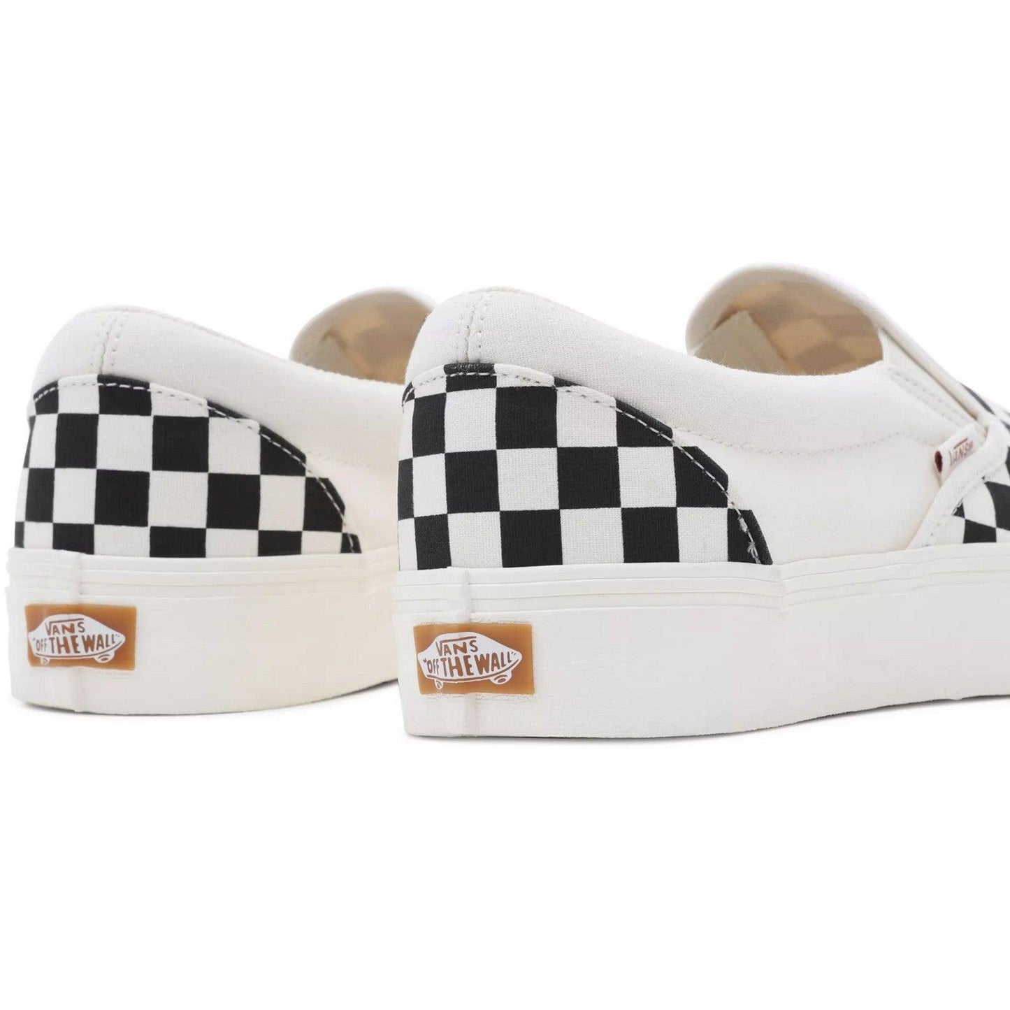 Sneaker Uomo Vans - Slip-On Vr3 Checkerboard Black/Marshmallow - Multicolore