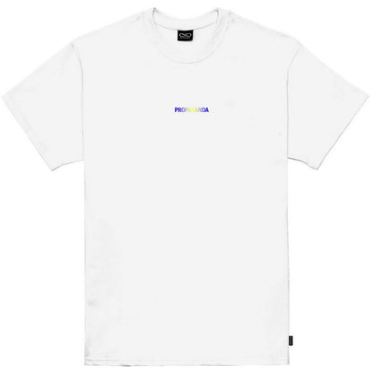 T-shirt Uomo Propaganda - T-Shirt Ribs Gradient - Bianco