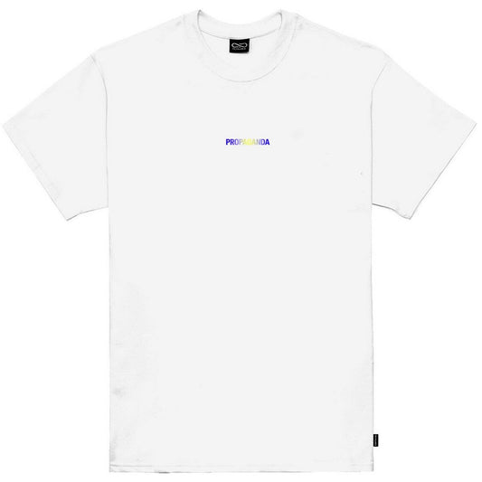 T-shirt Uomo Propaganda - T-Shirt Ribs Gradient - Bianco