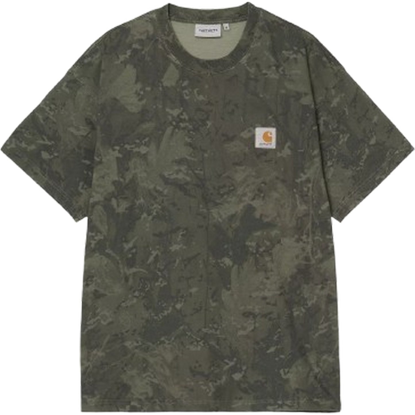 T-shirt Uomo Carhartt Wip - S/S Camo Combi T-Shirt - Verde