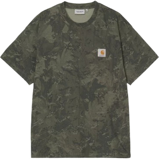 T-shirt Uomo Carhartt Wip - S/S Camo Combi T-Shirt - Verde