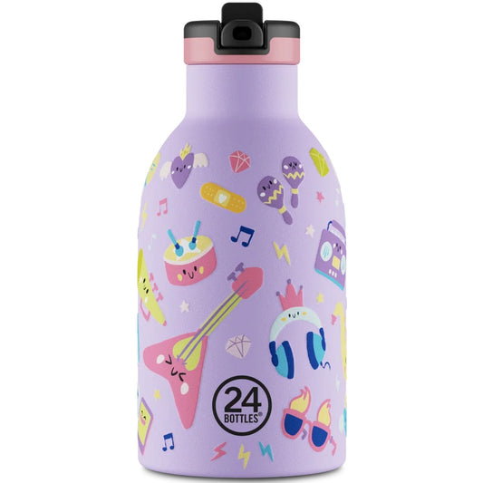 Thermos per bibite Bambini Unisex 24bottles - Clima Bottle 330 Music Friends - Multicolore