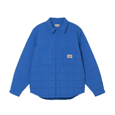 Camicie casual Uomo Stussy - Quilted Fatigue Shirt - Blu