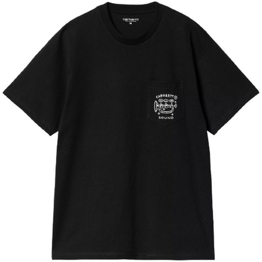 T-shirt Uomo Carhartt Wip - S/S Fragments Pocket T-Shirt - Nero