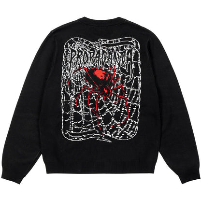 Maglioni Uomo Propaganda - Knitwear Ribs Spider - Nero