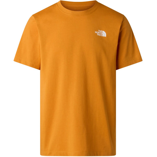 T-shirt Uomo The North Face - M Evolution Box Nse Regular Short Sleeve - Arancione