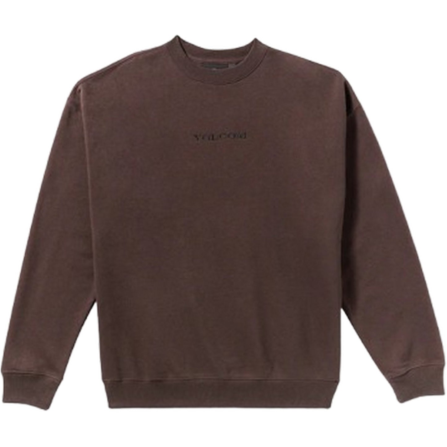 Maglie a manica lunga Uomo Volcom - Volcom Stone Crew Fleece - Marrone