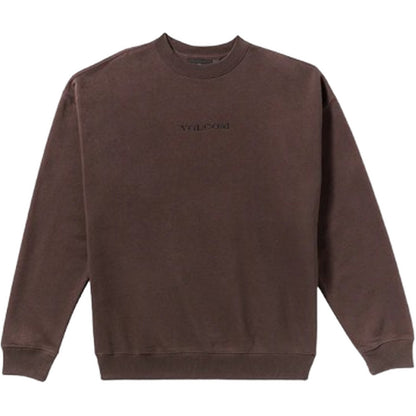 Maglie a manica lunga Uomo Volcom - Volcom Stone Crew Fleece - Marrone