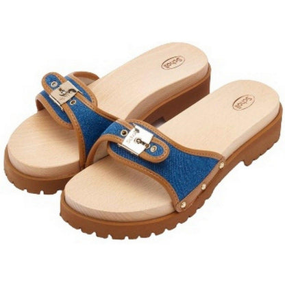 Sandali Donna Scholl - Pescura Carroarmato - Blu