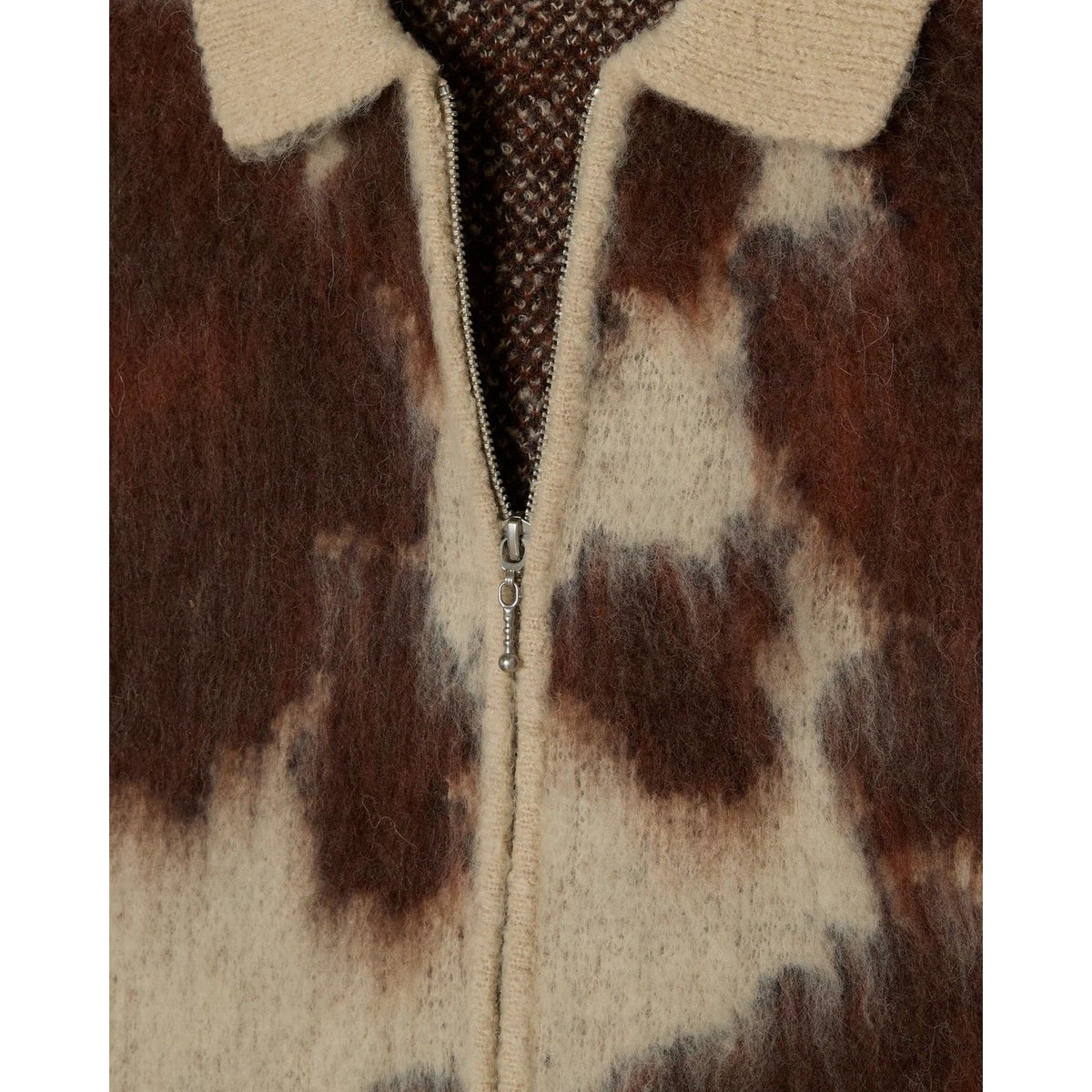 Maglioni Uomo Obey - Obey Cow Pattern Zip Sweater - Multicolore