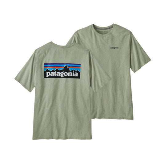 T-shirt Uomo Patagonia - M's P-6 Logo Responsibili-Tee - Verde