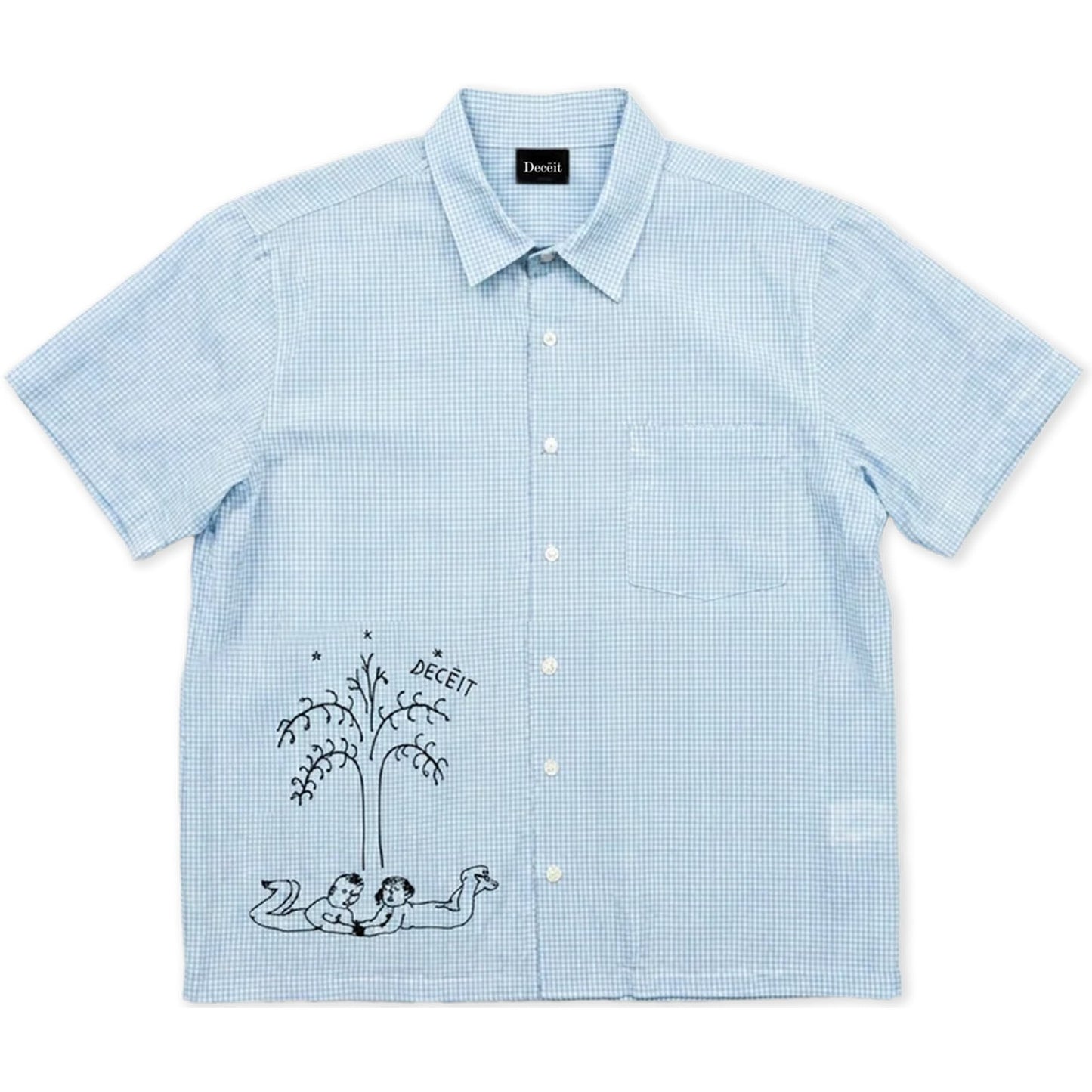 Camicie casual Uomo Deceit - Adam & Eve Shirt - Celeste