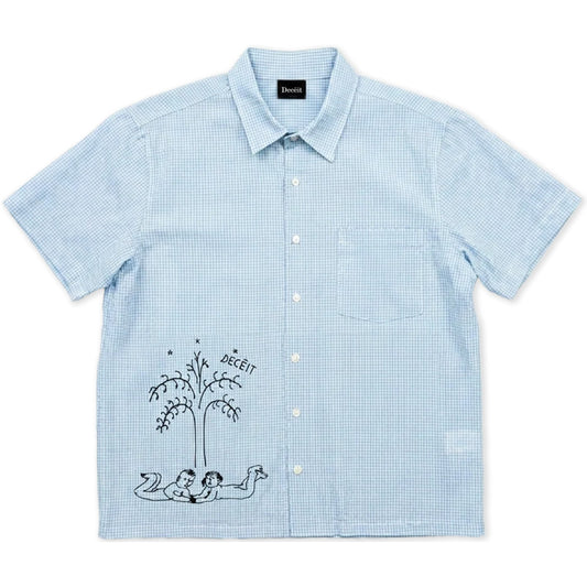 Camicie casual Uomo Deceit - Adam & Eve Shirt - Celeste