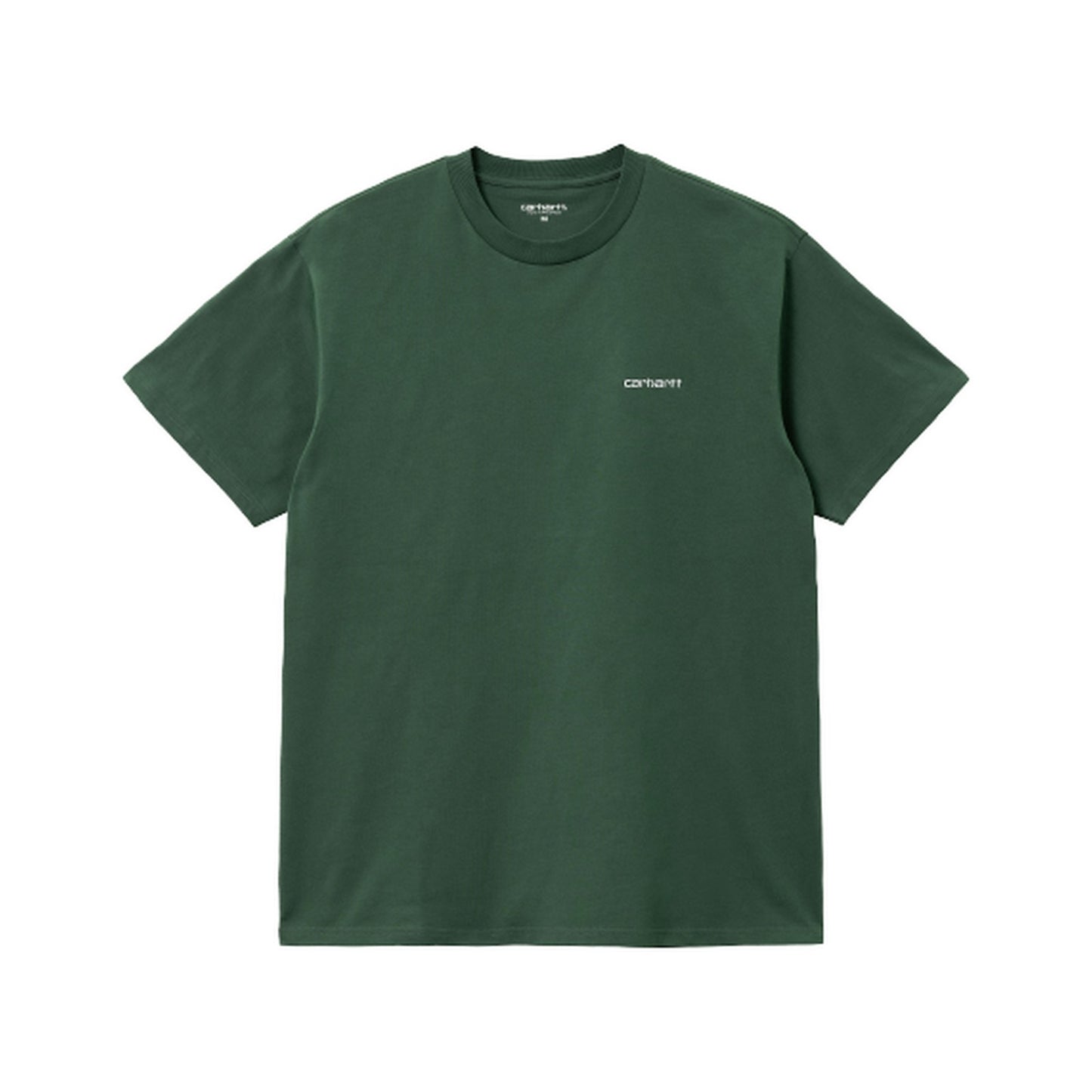 T-shirt Uomo Carhartt Wip - S/S Script Embroidery T-Shirt - Verde