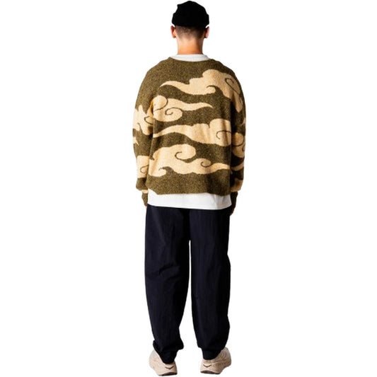 Maglie a manica lunga Uomo Woodbird - Wbkurt Cloud Crew - Verde