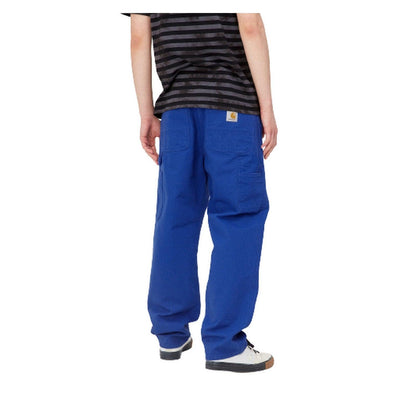 Pantaloni Uomo Carhartt Wip - Single Knee Pant - Azzurro