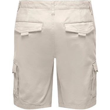 Pantalones cortos para hombre Only & Sons Onsdean-Mike Life 0032 Cargo Shorts - Beige