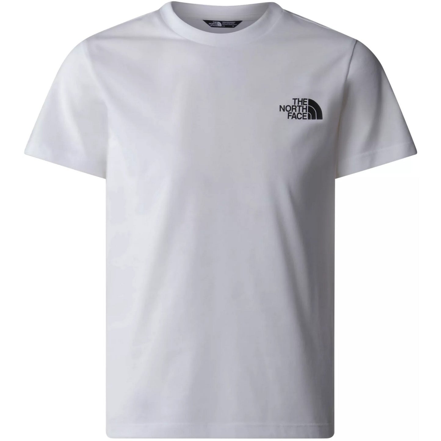 T-shirt Ragazzi Unisex The North Face - Teen S/S Simple Dome Tee - Bianco
