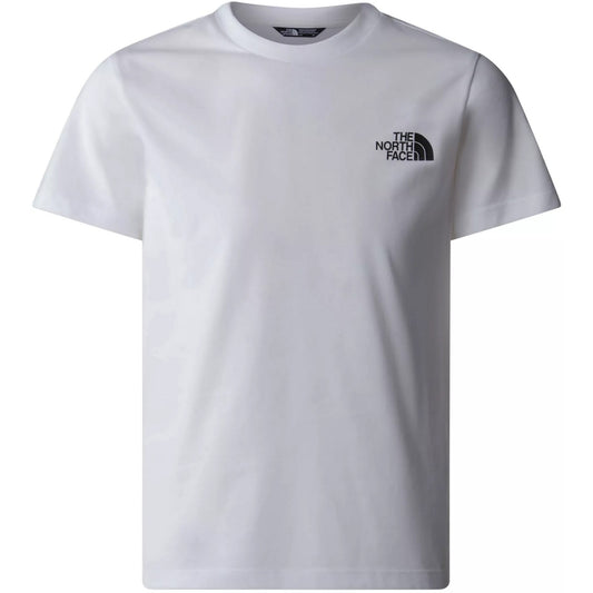 T-shirt Ragazzi Unisex The North Face - Teen S/S Simple Dome Tee - Bianco
