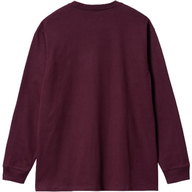 Maglie a manica lunga Uomo Carhartt Wip - L/S Chase T-Shirt - Bordeaux