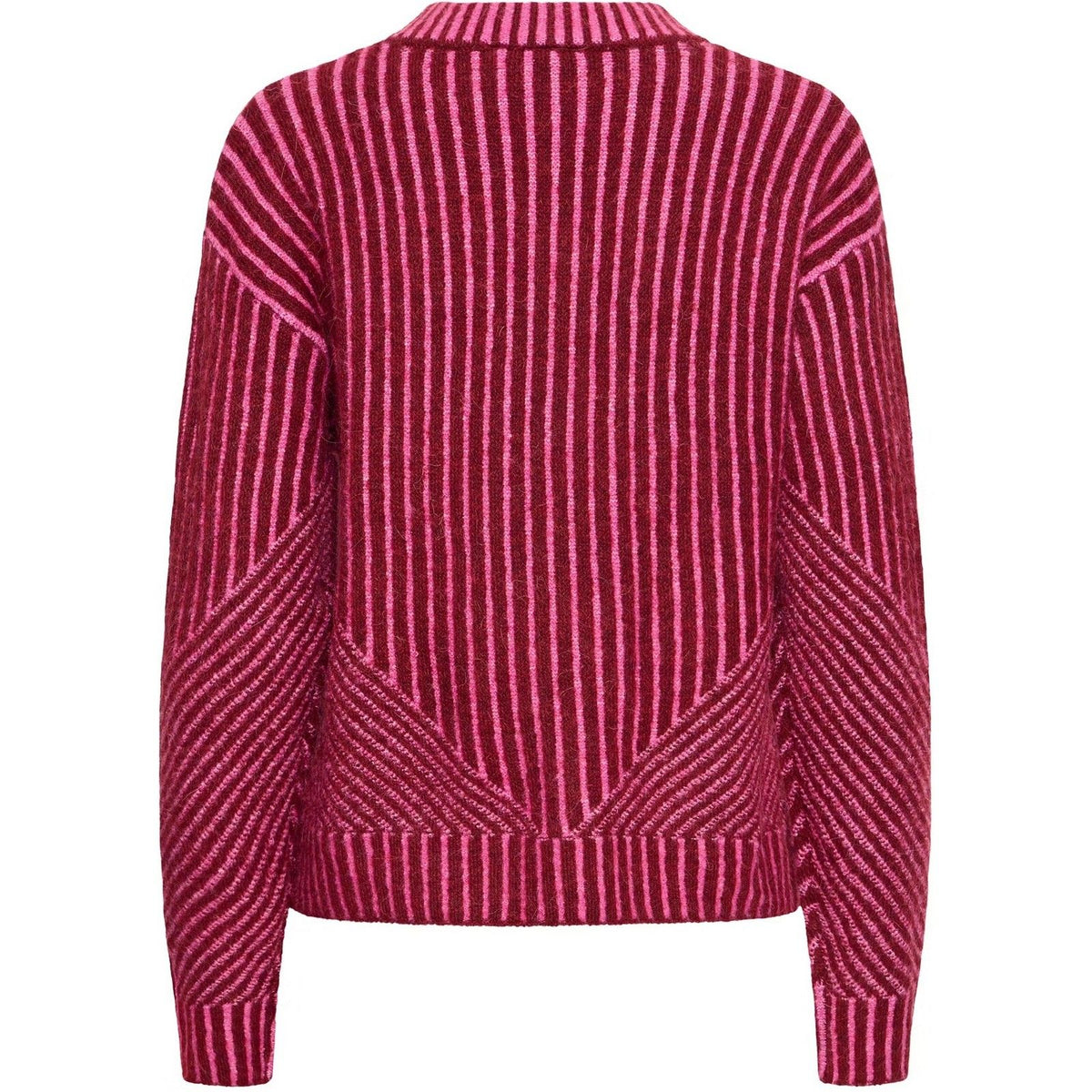 Maglioni Donna Ichi - Ihkamara Ls Stripe5 - Rosso